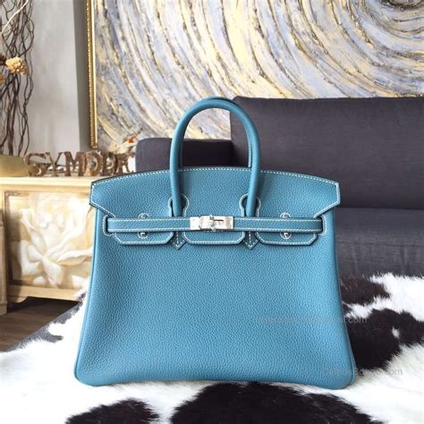 hermes birkin 25 blue jean|buy Hermes blue jean bag.